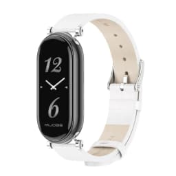 Mi Band 10 11 9 8 Leather Strap For MiBand 9 Bracelet Replacement Watchband for Xiaomi Smart Band 8 NFC Version Miband 8 Strap