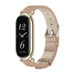 Mi Band 10 11 9 8 Leather Strap For MiBand 9 Bracelet Replacement Watchband for Xiaomi Smart Band 8 NFC Version Miband 8 Strap