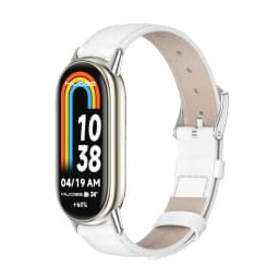 Mi Band 10 11 9 8 Leather Strap For MiBand 9 Bracelet Replacement Watchband for Xiaomi Smart Band 8 NFC Version Miband 8 Strap
