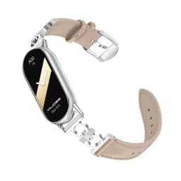 Mi Band 10 11 9 8 Leather Strap For MiBand 9 Bracelet Replacement Watchband for Xiaomi Smart Band 8 NFC Version Miband 8 Strap