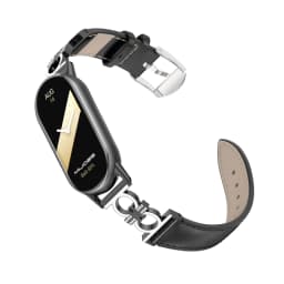 Mi Band 10 11 9 8 Leather Strap For MiBand 9 Bracelet Replacement Watchband for Xiaomi Smart Band 8 NFC Version Miband 8 Strap