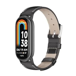 Mi Band 10 11 9 8 Leather Strap For MiBand 9 Bracelet Replacement Watchband for Xiaomi Smart Band 8 NFC Version Miband 8 Strap