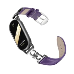 Mi Band 10 11 9 8 Leather Strap For MiBand 9 Bracelet Replacement Watchband for Xiaomi Smart Band 8 NFC Version Miband 8 Strap