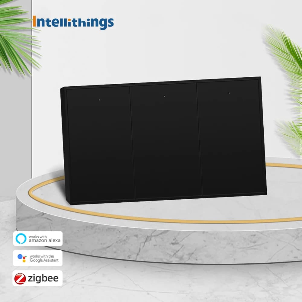 Zemismart Zigbee US AU Wall Light Switch with Neutral 1 2 3 4 6 Gangs Smart Interruptor Work with Tuya Alexa Google Home