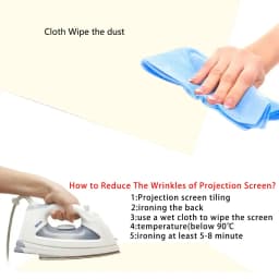VEIDADZ Projector Screen 60 72 84 100 120 130 in White Grid Anti-Light 160° Viewing Angle Reflective Screen Indoor Outdoor Movie