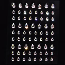 1 Pcs Self Adhesive Colored Diamonds Eyeshadow Stickers Color Crystal Diamond DIY Eyes Face Body Makeup Decorations Rhinestones