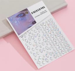 1 Pcs Self Adhesive Colored Diamonds Eyeshadow Stickers Color Crystal Diamond DIY Eyes Face Body Makeup Decorations Rhinestones
