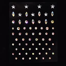 1 Pcs Self Adhesive Colored Diamonds Eyeshadow Stickers Color Crystal Diamond DIY Eyes Face Body Makeup Decorations Rhinestones