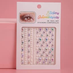1 Pcs Self Adhesive Colored Diamonds Eyeshadow Stickers Color Crystal Diamond DIY Eyes Face Body Makeup Decorations Rhinestones