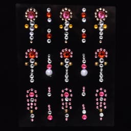 1 Pcs Self Adhesive Colored Diamonds Eyeshadow Stickers Color Crystal Diamond DIY Eyes Face Body Makeup Decorations Rhinestones