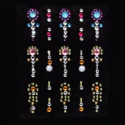 1 Pcs Self Adhesive Colored Diamonds Eyeshadow Stickers Color Crystal Diamond DIY Eyes Face Body Makeup Decorations Rhinestones