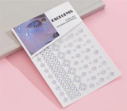 1 Pcs Self Adhesive Colored Diamonds Eyeshadow Stickers Color Crystal Diamond DIY Eyes Face Body Makeup Decorations Rhinestones