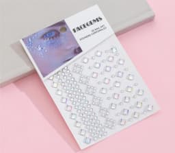 1 Pcs Self Adhesive Colored Diamonds Eyeshadow Stickers Color Crystal Diamond DIY Eyes Face Body Makeup Decorations Rhinestones