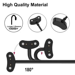 High Quality Charger for Ticwatch Pro 5 Cord / TicWatch E3 / Pro X / Pro 3 / Pro3 LTE USB Charging Cable Smartwatch Accessories