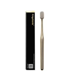 Kingubznis Gold Toothbrush Luxury Gold Silver Teeth Brush Men Women Adult Toothbrushes Brand New Electroplated Dental Brushes