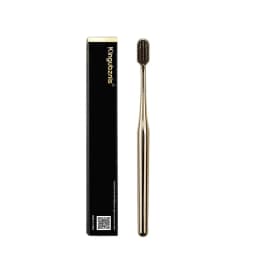 Kingubznis Gold Toothbrush Luxury Gold Silver Teeth Brush Men Women Adult Toothbrushes Brand New Electroplated Dental Brushes