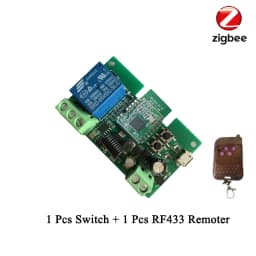 Tuya Zigbee Switch Module With RF433 Zigbee Inching Switch 5-32V DIY Switch Work with Alexa Smartthing Zigbee APP Remote Control