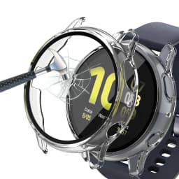 samsung Galaxy Watch Active 2 Screen Protector Case 44MM, Bumper Full Around Cover for Samsung Galaxy Watch Active2 44MM 40MM