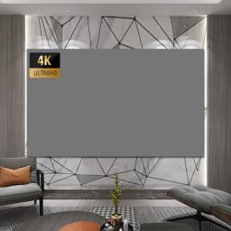 VEIDADZ Projector Screen 60 72 84 92 100 110 120 130 133inch 16:9 Foldable Anti-Light Grey Reflective Cloth for Home Party Movie