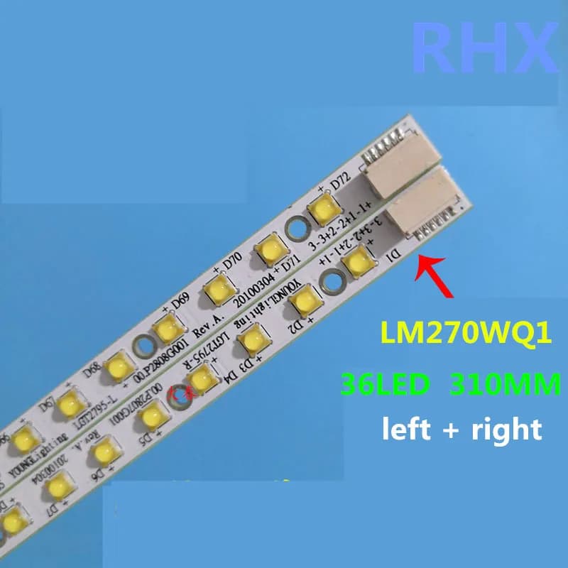 FOR LED Backlight Lamp strip bar For Apple 27" LCD LM270WQ1 SD C2 MB270B2U SDA2 SDB1 SDE3 SDE5 SDF1 T2781 T2795 36LED