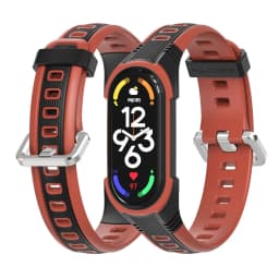 Strap for Mi Band 7 6 5 Silicone Bracelet for Xiaomi Mi Band 6 Strap Man Woman Breathable Rubber Watchband