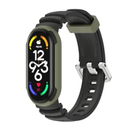 Strap for Mi Band 7 6 5 Silicone Bracelet for Xiaomi Mi Band 6 Strap Man Woman Breathable Rubber Watchband