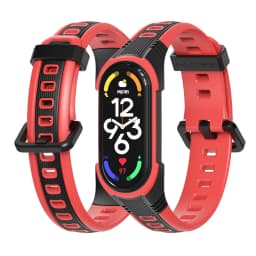 Strap for Mi Band 7 6 5 Silicone Bracelet for Xiaomi Mi Band 6 Strap Man Woman Breathable Rubber Watchband