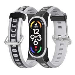 Strap for Mi Band 7 6 5 Silicone Bracelet for Xiaomi Mi Band 6 Strap Man Woman Breathable Rubber Watchband