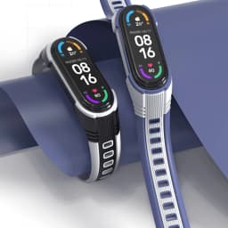 Strap for Mi Band 7 6 5 Silicone Bracelet for Xiaomi Mi Band 6 Strap Man Woman Breathable Rubber Watchband