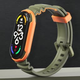 Strap for Mi Band 7 6 5 Silicone Bracelet for Xiaomi Mi Band 6 Strap Man Woman Breathable Rubber Watchband
