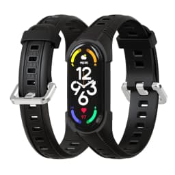 Strap for Mi Band 7 6 5 Silicone Bracelet for Xiaomi Mi Band 6 Strap Man Woman Breathable Rubber Watchband