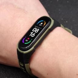 Strap for Mi Band 7 6 5 Silicone Bracelet for Xiaomi Mi Band 6 Strap Man Woman Breathable Rubber Watchband