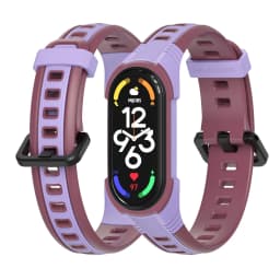 Strap for Mi Band 7 6 5 Silicone Bracelet for Xiaomi Mi Band 6 Strap Man Woman Breathable Rubber Watchband