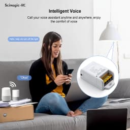 Smart Switch WIFI / ZIGBEE 30A 6600W / 4000W Relay Module Smart Life Wireless Remote Control Breaker Works with Tuya Alexa