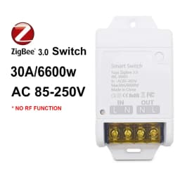 Smart Switch WIFI / ZIGBEE 30A 6600W / 4000W Relay Module Smart Life Wireless Remote Control Breaker Works with Tuya Alexa