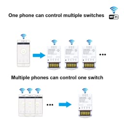 Smart Switch WIFI / ZIGBEE 30A 6600W / 4000W Relay Module Smart Life Wireless Remote Control Breaker Works with Tuya Alexa
