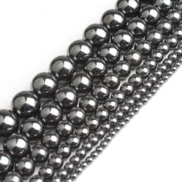 AAA Natural Black Hematite Stone Beads Round Loose Beads For Jewelry Making Diy Bracelet Accessories 2/3/4/6/8/10/12MM 15"Strand