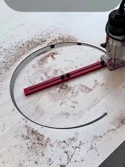 3 in 1 Router Milling Groove Bracket Woodworking Cutting and Milling Circular Auxiliary Tool Aluminum Router Circle Cutting Jig