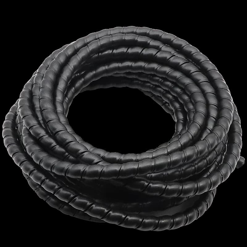 2M Long 8/10/12mm Cable Protection Sleeving Spiral Wound Flexible Wire Organizer Insulation Sleeve Wire Winding Protector