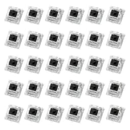 30Pcs Keyboard Switch Keyboard Clicker Key Replacement 2 Metal Pin Tactile Switch for Mechanical Keyboard