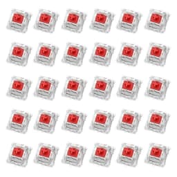 30Pcs Keyboard Switch Keyboard Clicker Key Replacement 2 Metal Pin Tactile Switch for Mechanical Keyboard