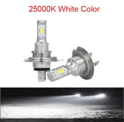 2Pcs H7 H1 H8 H9 H11 9005 9006 LED Bulbs HB3 HB4 CSP LED Super Bright Headlight DRL Lamp 6000K White 3000K Yellow 12000K Blue