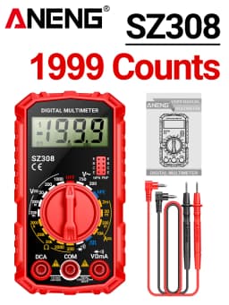 Multimeter Tester Pen Suit ANENG Multimeters 1999 Counts 24-250V Voltage Detector Meter Diagnostic Breakpoint Finder