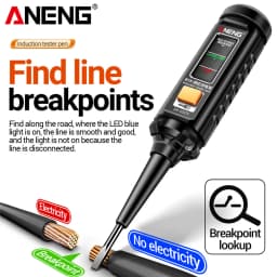 Multimeter Tester Pen Suit ANENG Multimeters 1999 Counts 24-250V Voltage Detector Meter Diagnostic Breakpoint Finder