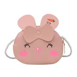 Kids Baby Girls Boys Cartoon Animal Bag Crossbody Design Purse Handbags Bags PU Leather Cute rabbit Snap Shoulder Bag 2024 Gift