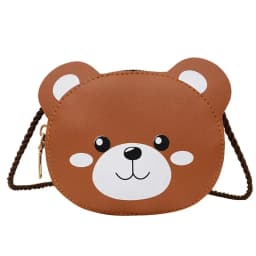 Kids Baby Girls Boys Cartoon Animal Bag Crossbody Design Purse Handbags Bags PU Leather Cute rabbit Snap Shoulder Bag 2024 Gift