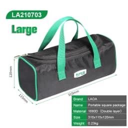 LAOA 1680D Oxford Canvas Waterproof Handbag for Screws Nails Metal Car Parts Storage Fishing Travel Makeup Organizer Tool Bags