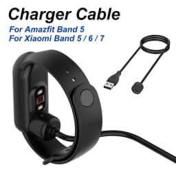 For Xiaomi Mi Band 5 6 7 Charger, Amazfit Band 5, USB Magnetic Charging Cable Replacement Charger