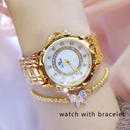 Diamond Women Watch Luxury Brand 2025 Rhinestone Elegant Ladies Watches Rose Gold Clock Wrist Watches For Women relogio feminino