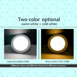 10pcs/lot LED Downlight White Body 5W 9W 12W 15W 18W Round Led Ceiling Light DC 12V 24V AC 110V 220V Bedroom Indoor Led Lighting